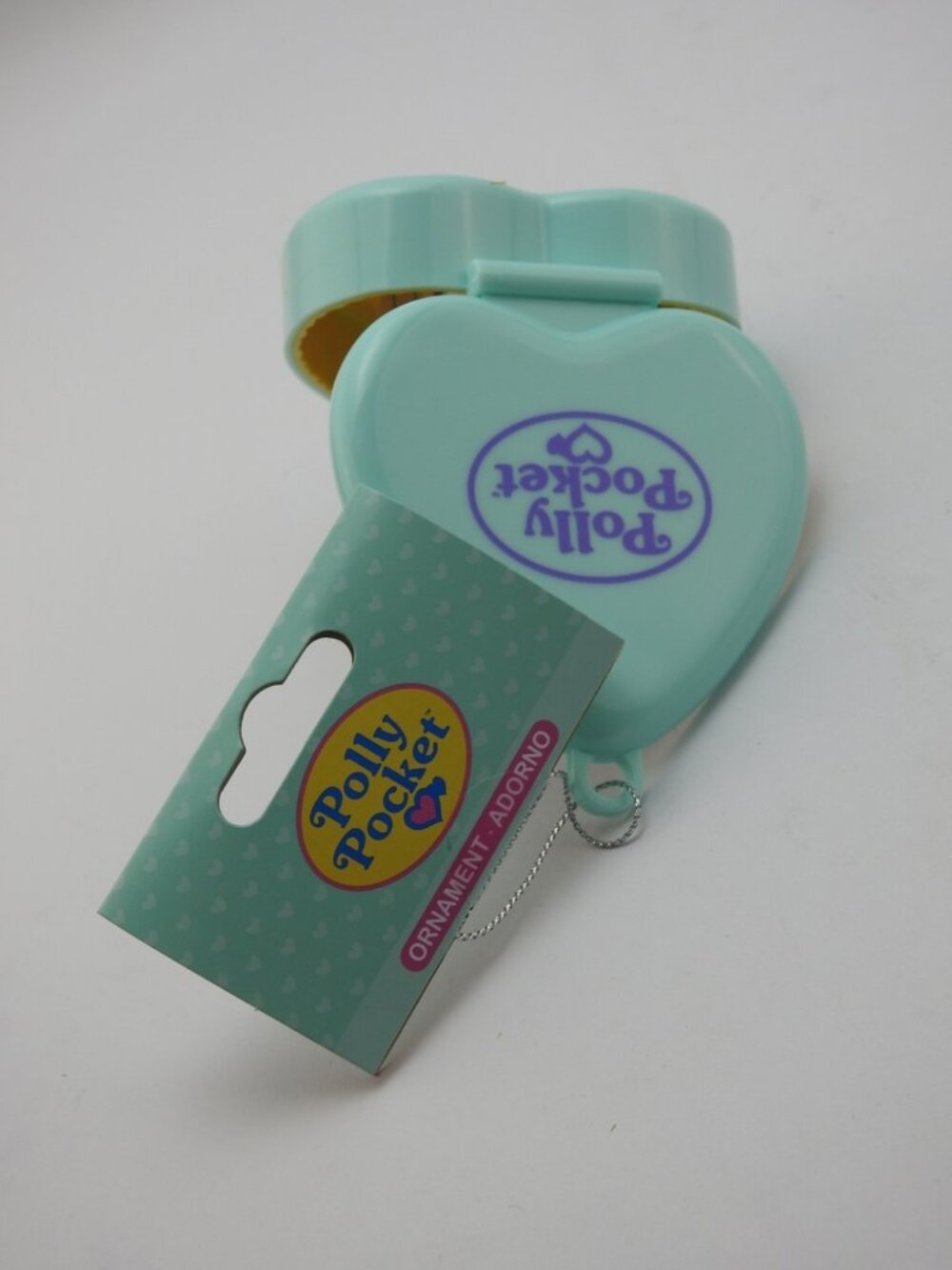 Retro Polly Pocket Heart Compact Christmas Ornament New w/Tag Ruz - Picture 6 of 7